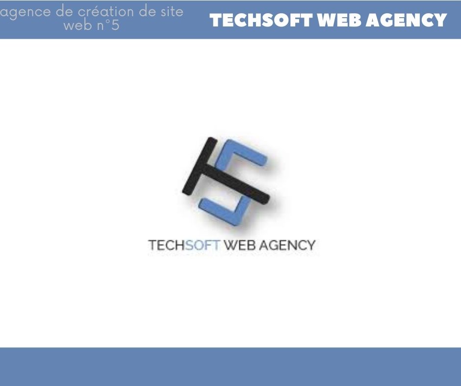 image bleu noir blanc avec le logo de l'entreprise au centre